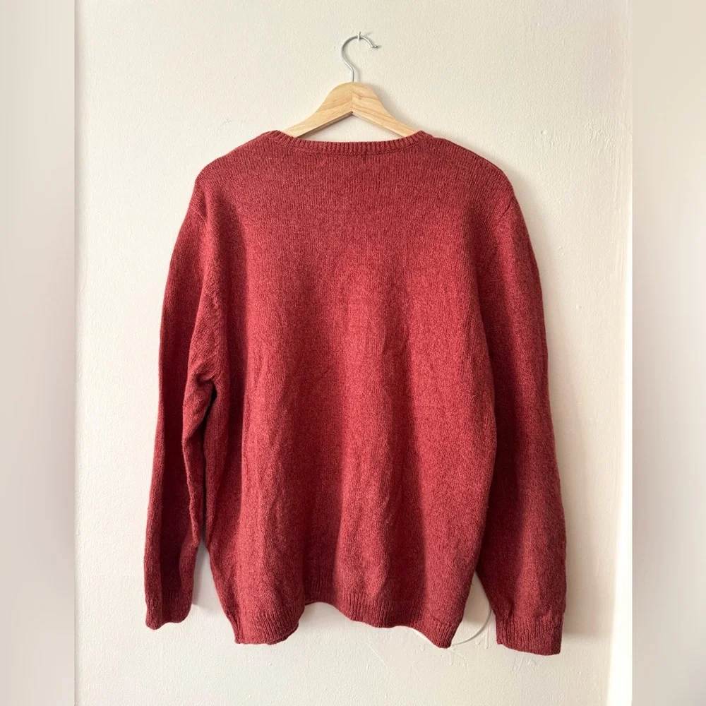 Vintage Alfred Dunner Fall Floral Embroidered Sweater - Picture 6 of 7